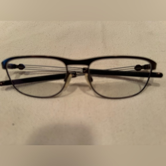 Oakley Men’s Glasses Frames, Case & Bag/Round/OX5122/Satin Pewter/Ear Socks/EUC - Picture 6 of 13